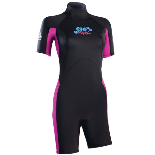 Adrenalin våddragt til kvinder - Aquasport Spring - Sort/pink