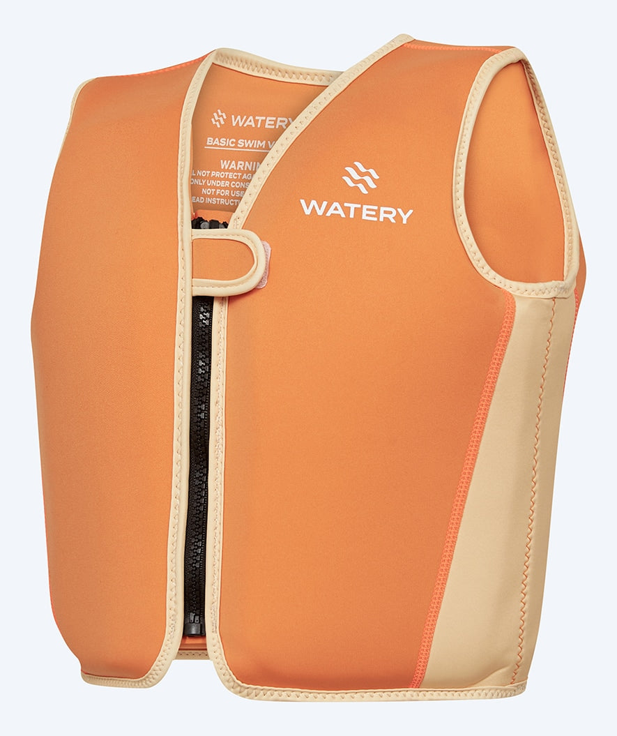 Watery svømmevest til børn (2-8 år) - Basic - Orange